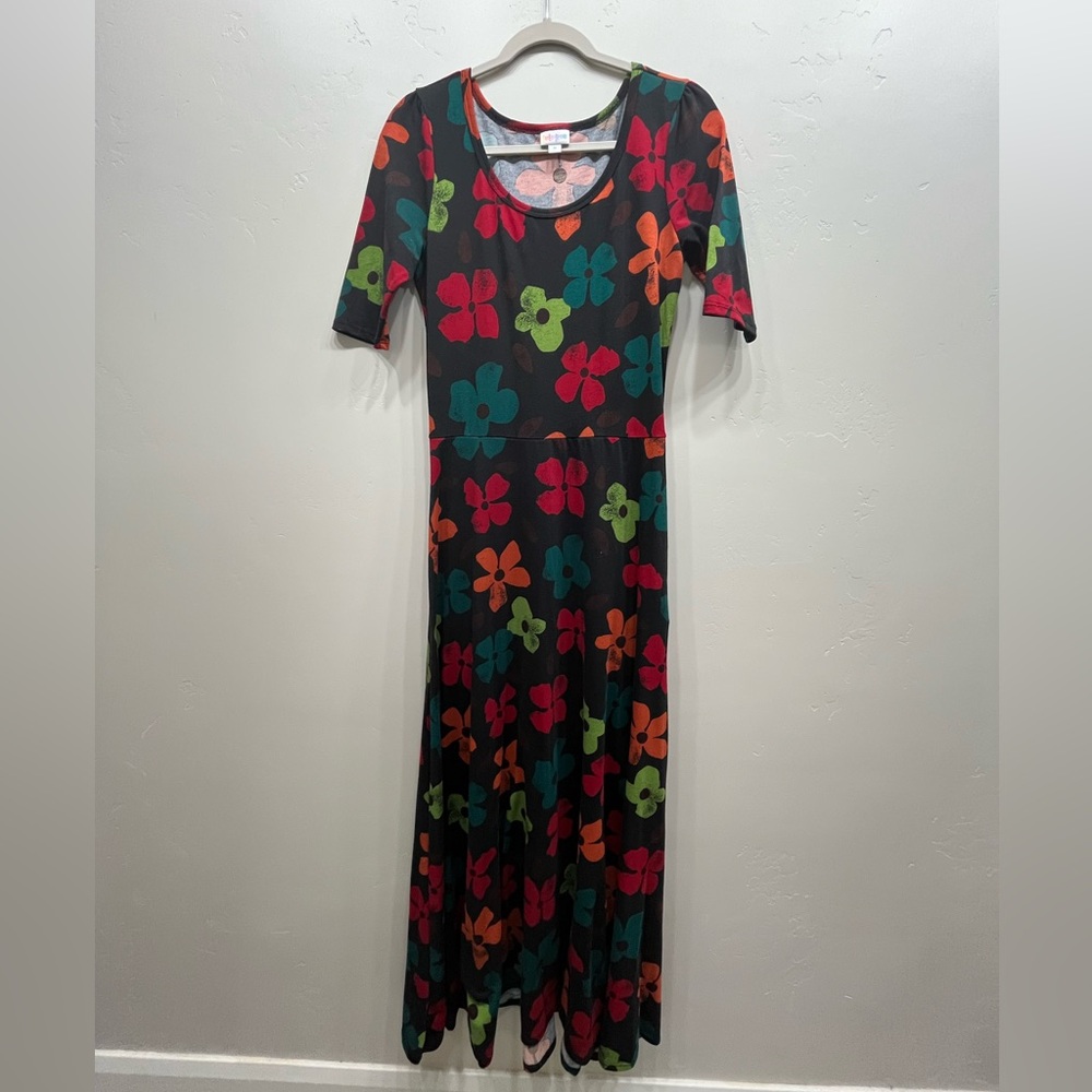 Floral Multicolor Maxi Dress